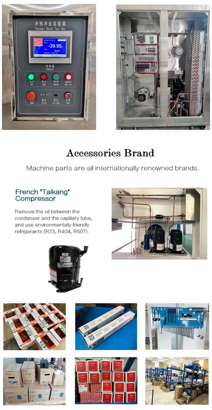 Машина ударного испытания камеры влажности температуры задействуя экологическая климатическая термальная 1