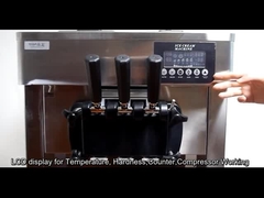 Высококачественное мороженое подвергает мягкое мороженое механической обработке делая машину