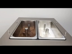 Высококачественное мороженое подвергает мягкое мороженое механической обработке делая машину