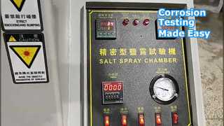 Высокоточные испытания на коррозию в камере солевого тумана