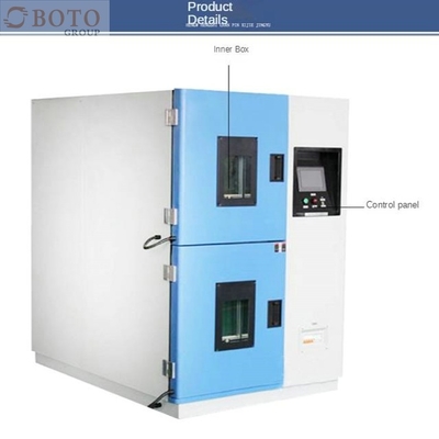 R404A / R23 Тепловая испытательная камера для испытаний на удар, -40C ~ 150C Две зоны, время преобразования 10 с